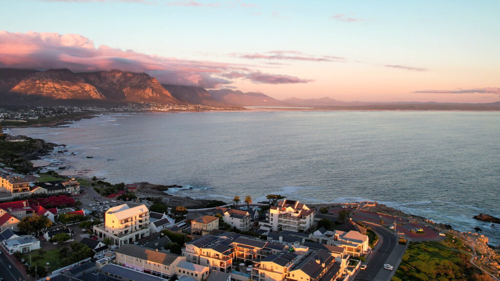 Hermanus from above, close to Gearings Point, Di Brown